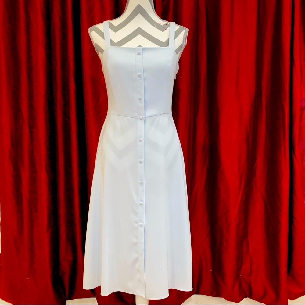 SOLD Gianni Bini Baby Blue Midi Dress